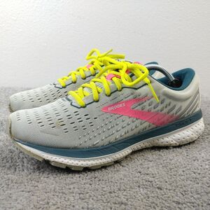 Brooks Ghost 13 Womens Size 8 Running Shoes Low Top Trainers Gray Sneakers
